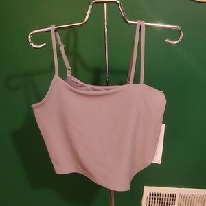 ALO Yoga Fog Crop Top